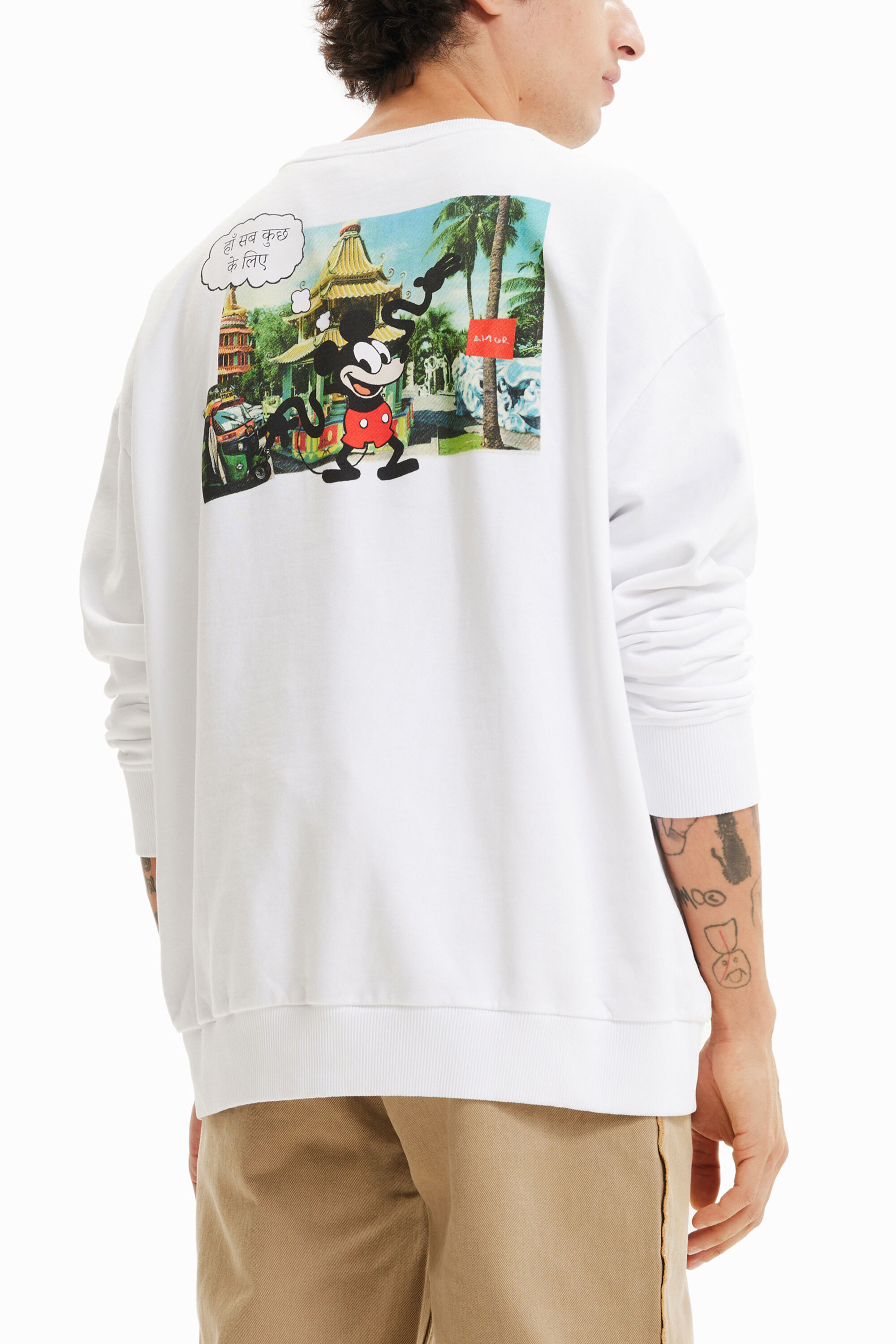 Sudadera mickey mouse hombre hot sale