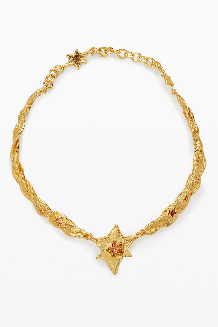 Choker gran amb textures i estrella d'or Zalio | Desigual