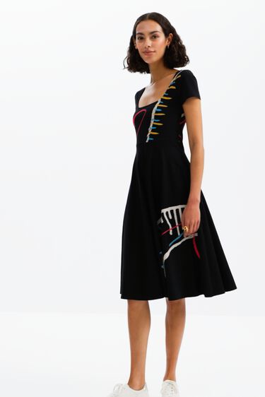 Abito svasato maglia arty | Desigual