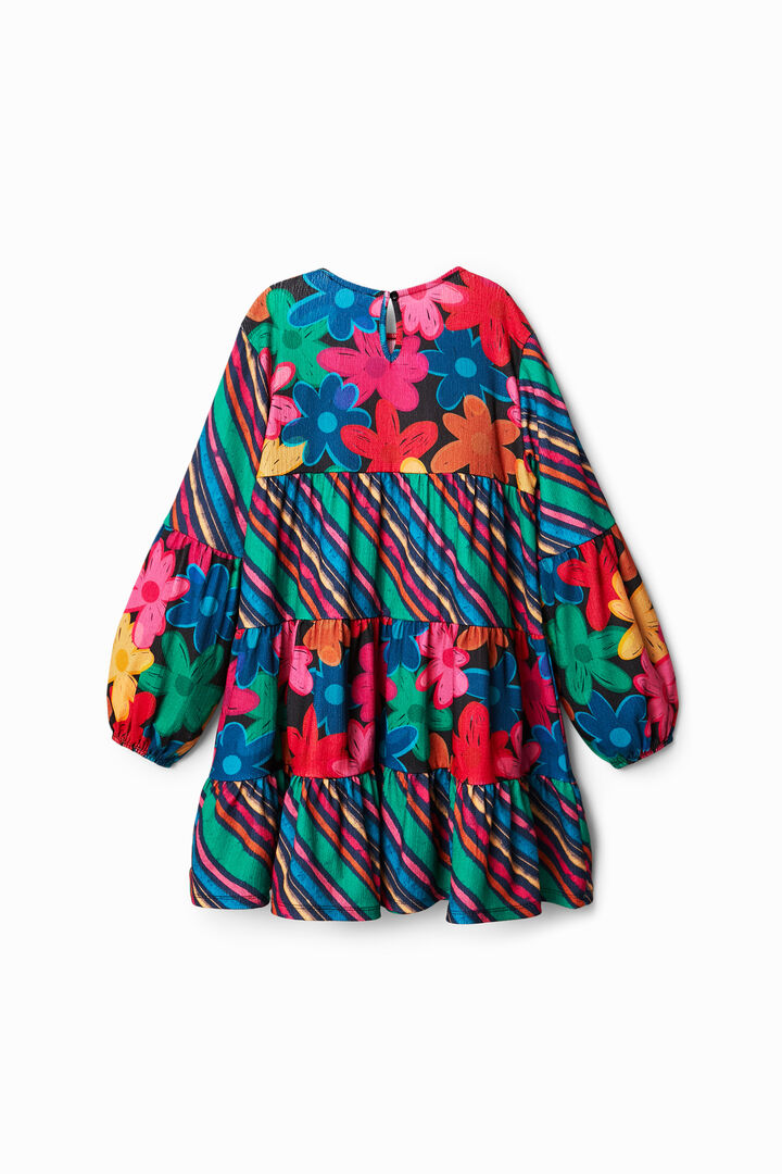 Stripy floral dress | Desigual