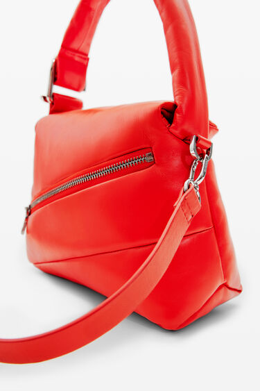 Midsize leather bag | Desigual