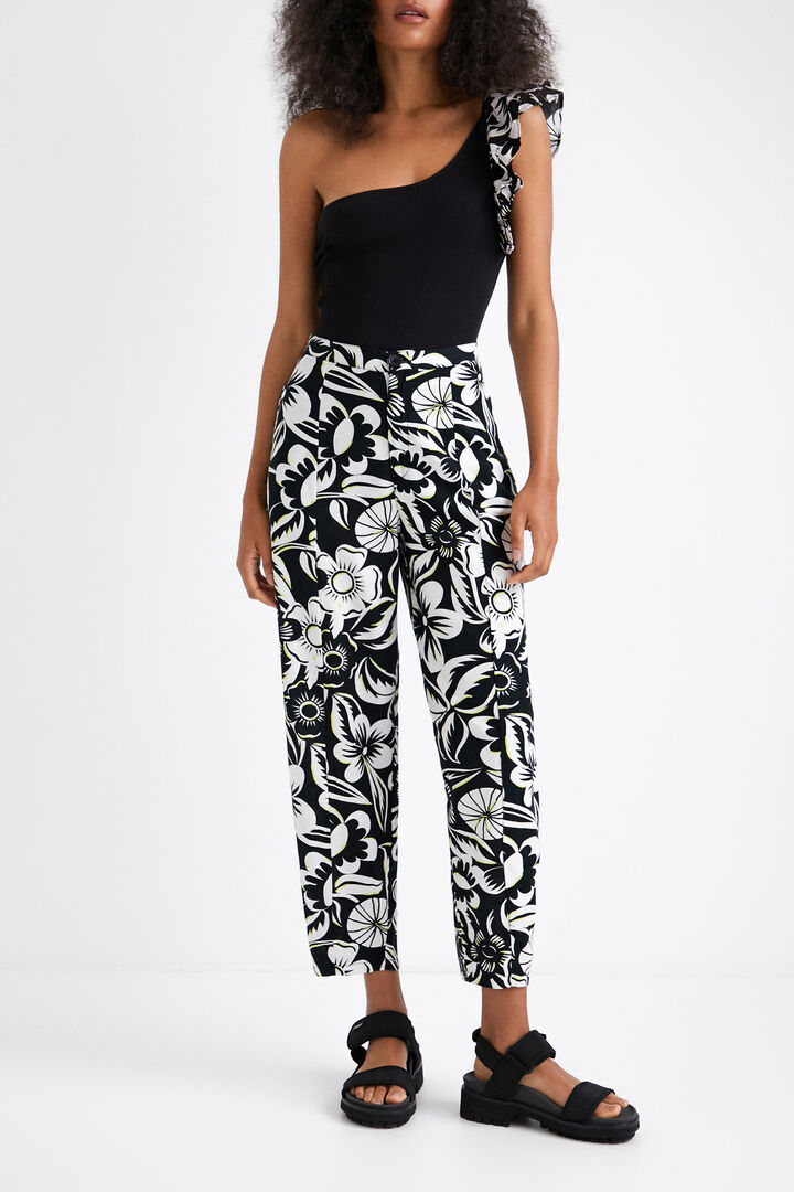 Asymmetric ruffle body | Desigual