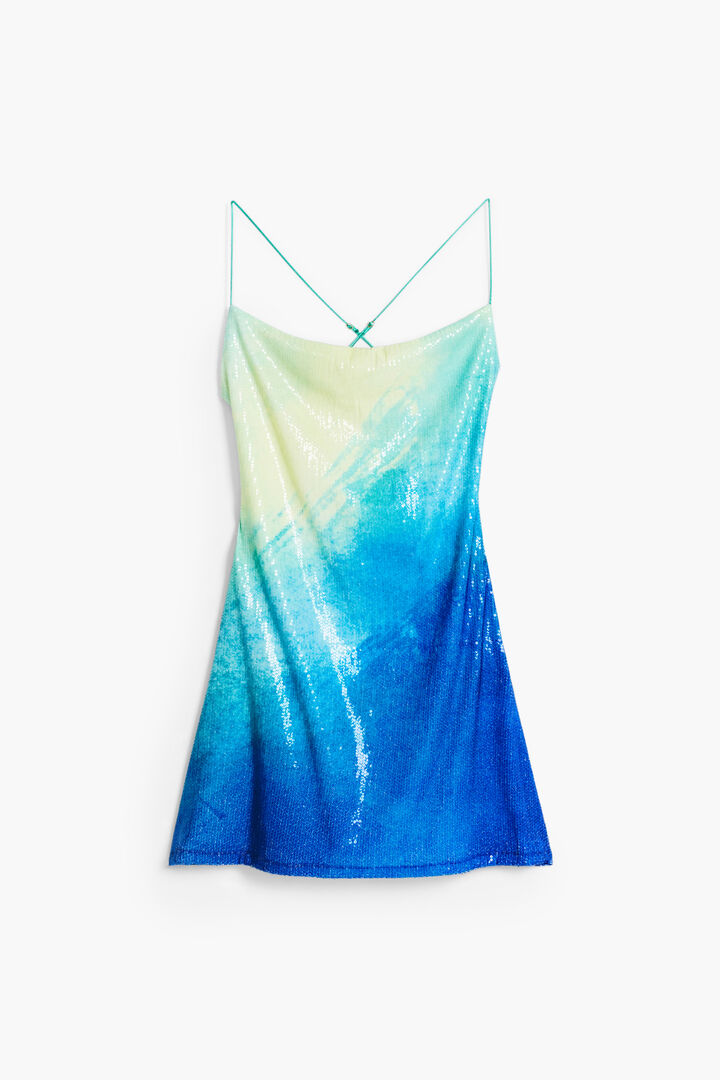Vestido corto tirantes cruzados | Desigual