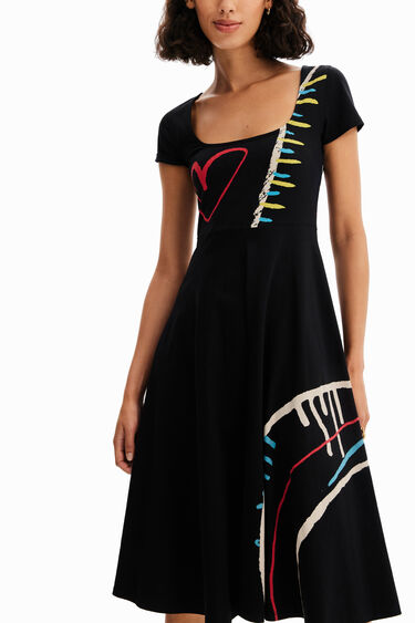 Abito svasato maglia arty | Desigual
