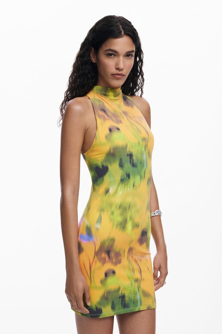 Vestit curt difuminat | Desigual