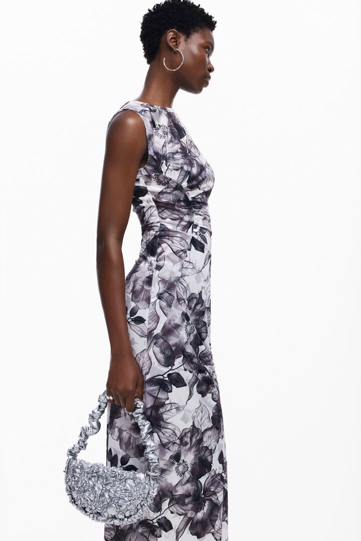 Vestido midi flores | Desigual