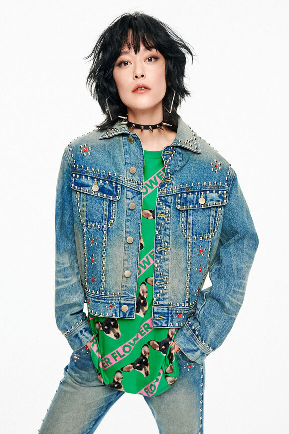 Chaqueta vaquera tachuelas Johnson Hartig