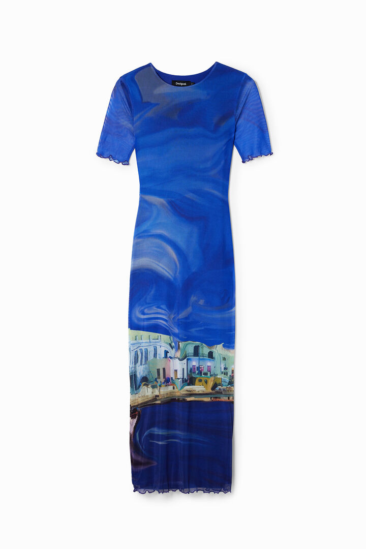 Robe longue en tulle M.Christian Lacroix | Desigual