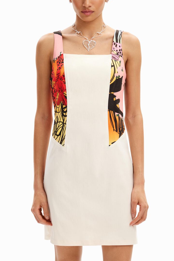 Vestido mini orquídeas M. Christian Lacroix | Desigual