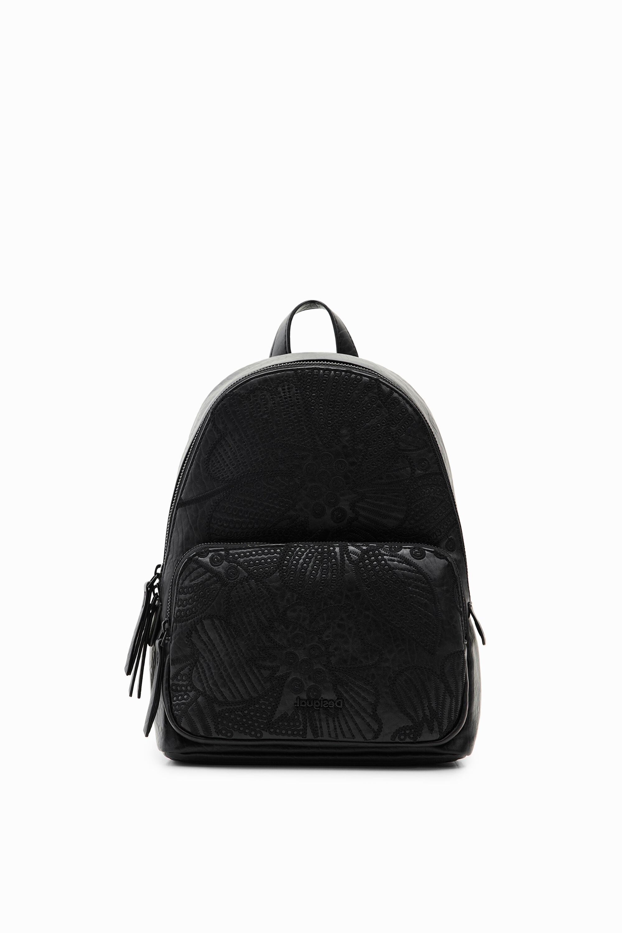 Mochila pequeña bordada - BLACK - U