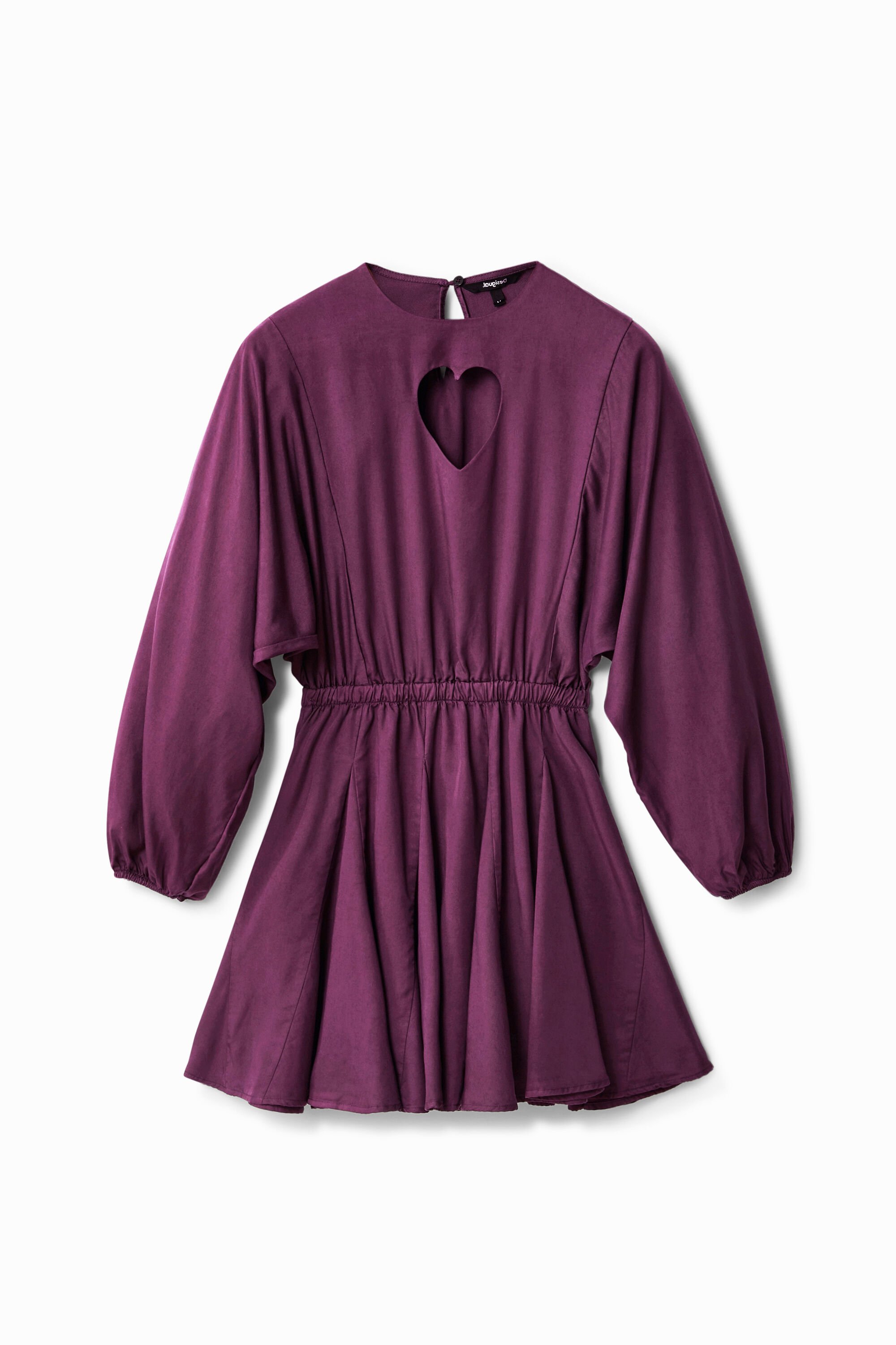 Kurzes Kleid Herz-Ausschnitt