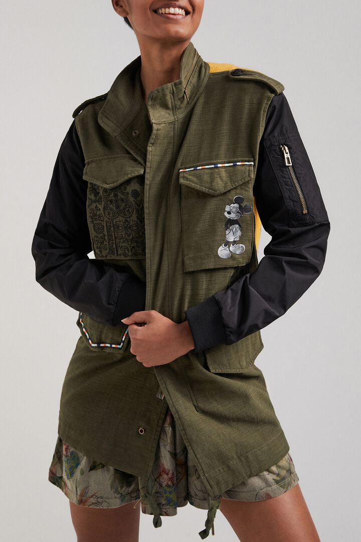 Mickey Mouse hybrid parka | Desigual