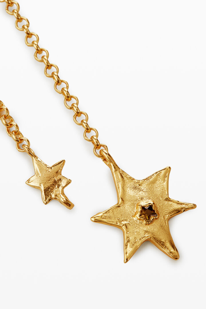 Collier étoile et cœur plaqué argent Zalio | Desigual
