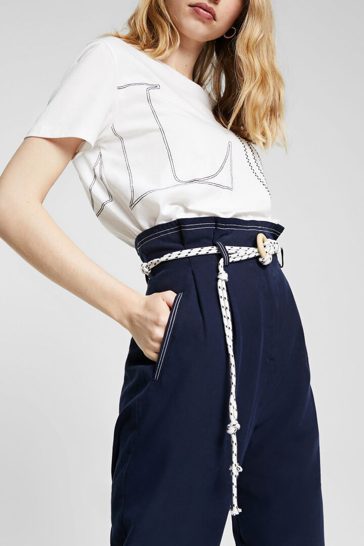 Pantalón baggy con cordón | Desigual