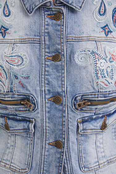 Paisley denim jacket | Desigual