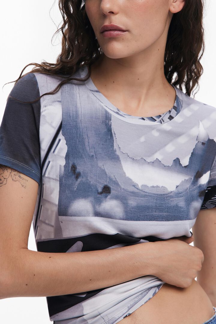 Signal print T-shirt