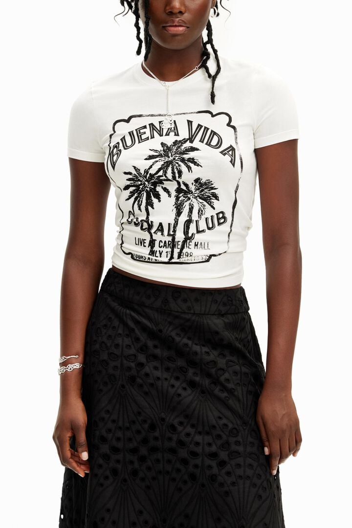 Camiseta Buena Vida Stella Jean | Desigual