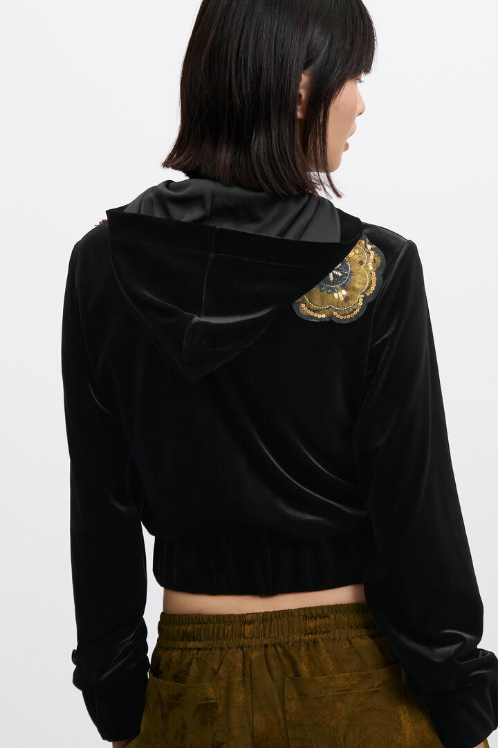 black butterfly sweatshirt