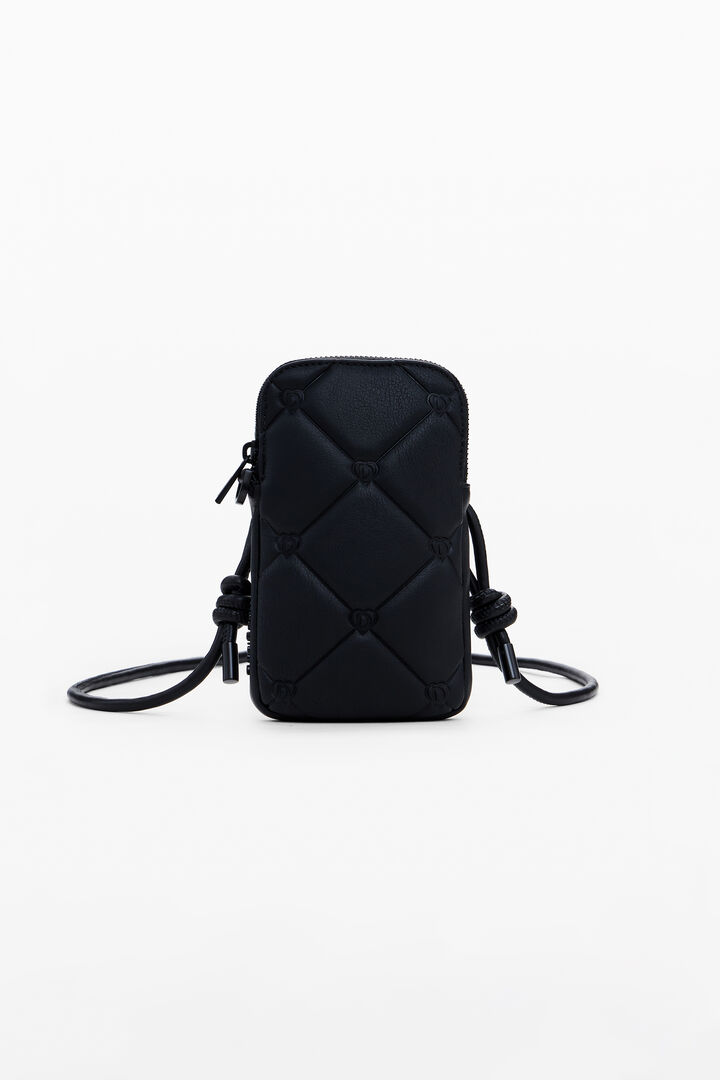 Padded mobile holder logo