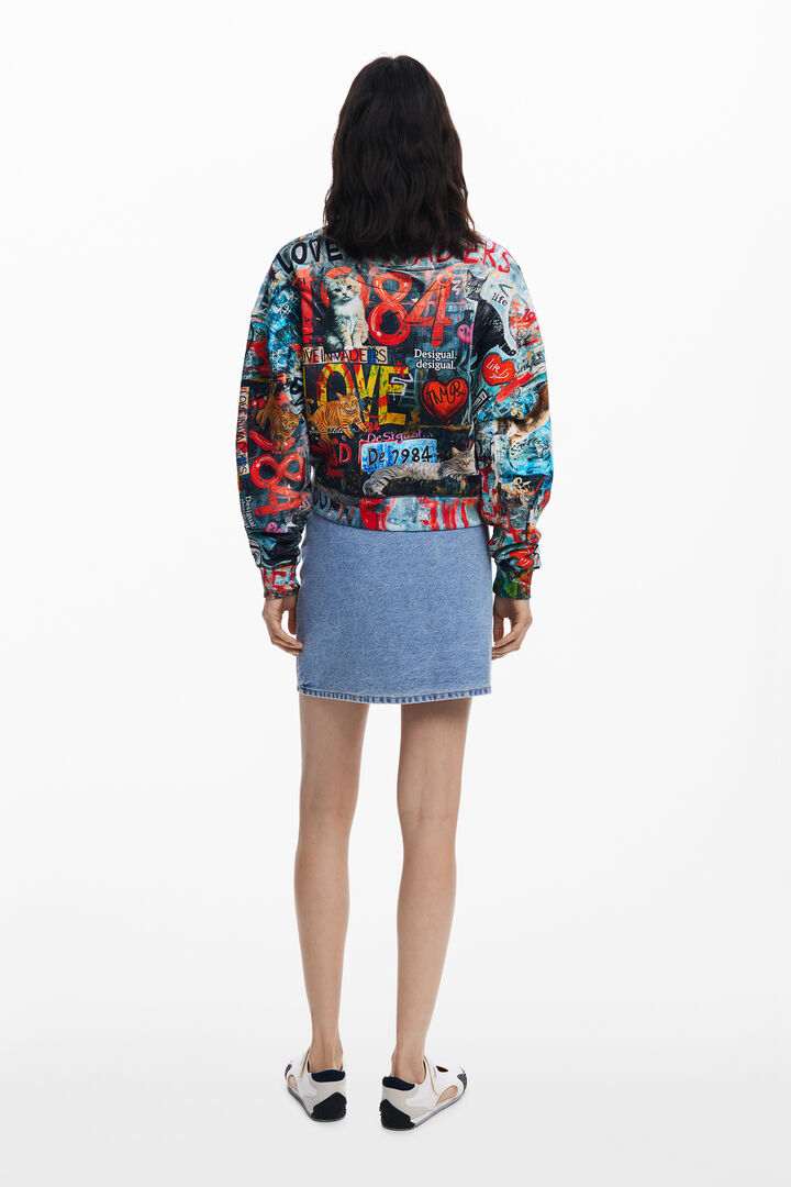 Bluza z graffiti | Desigual