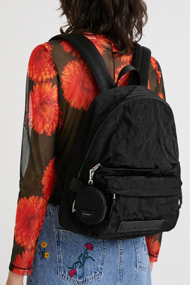 Mochila reciclada textura | Desigual