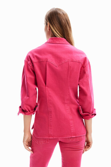 Jaqueta texana trucker pinces | Desigual