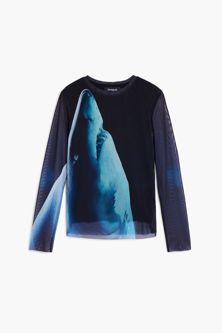 Long-sleeve shark T-shirt Botter