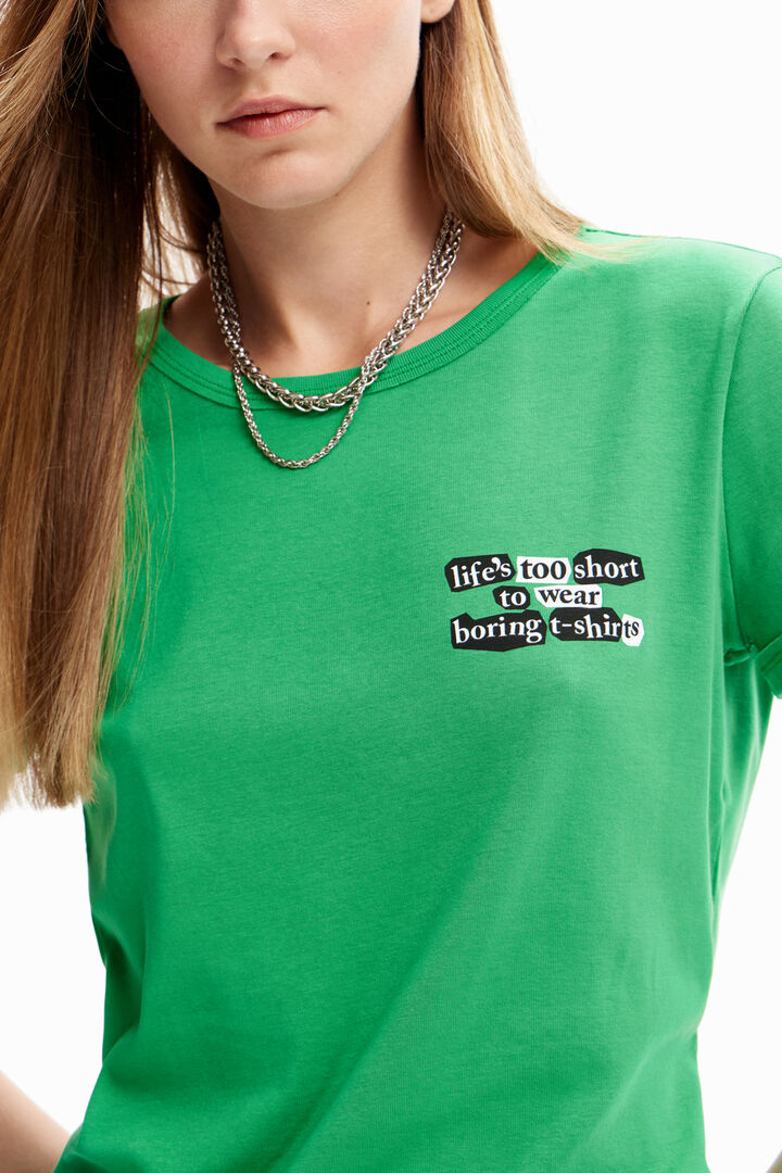 Collage message T-shirt | Desigual