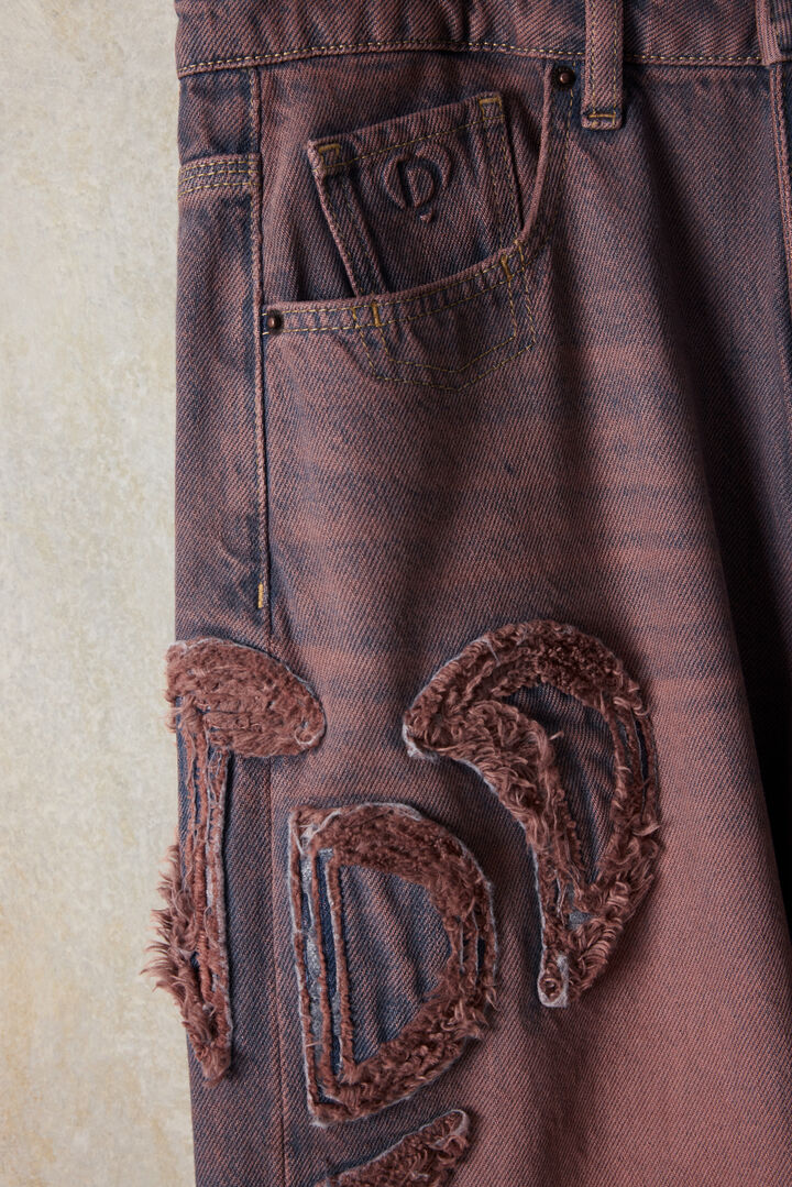 Studio frayed baggy pants | Desigual