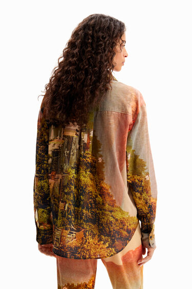M. Christian Lacroix landscape shirt | Desigual