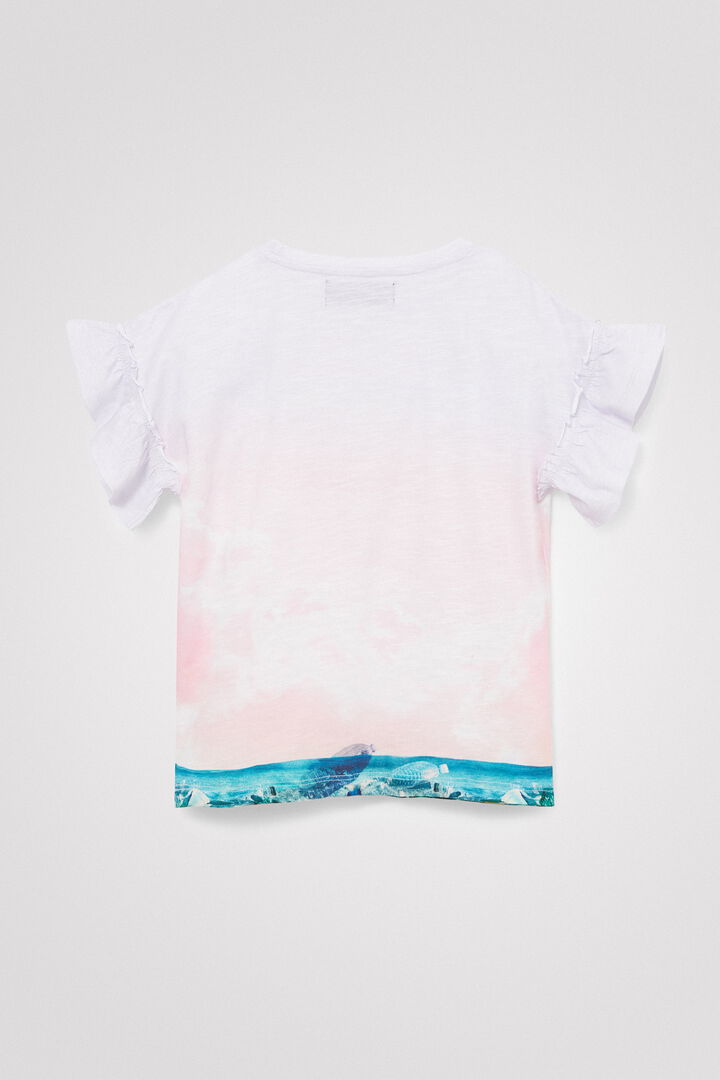 Tričko s plameňáky | Desigual