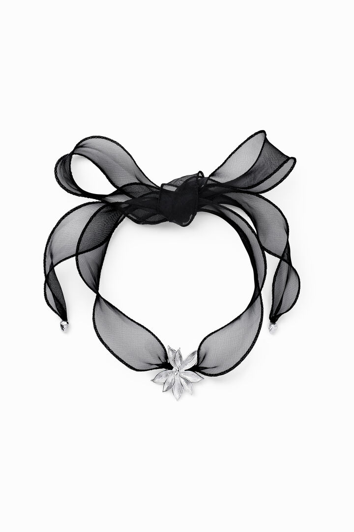 Zalio ゴールドコーティング 花チュールネックレス | Desigual