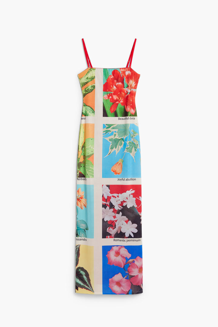 Tyler McGillivary postcard maxi dress | Desigual