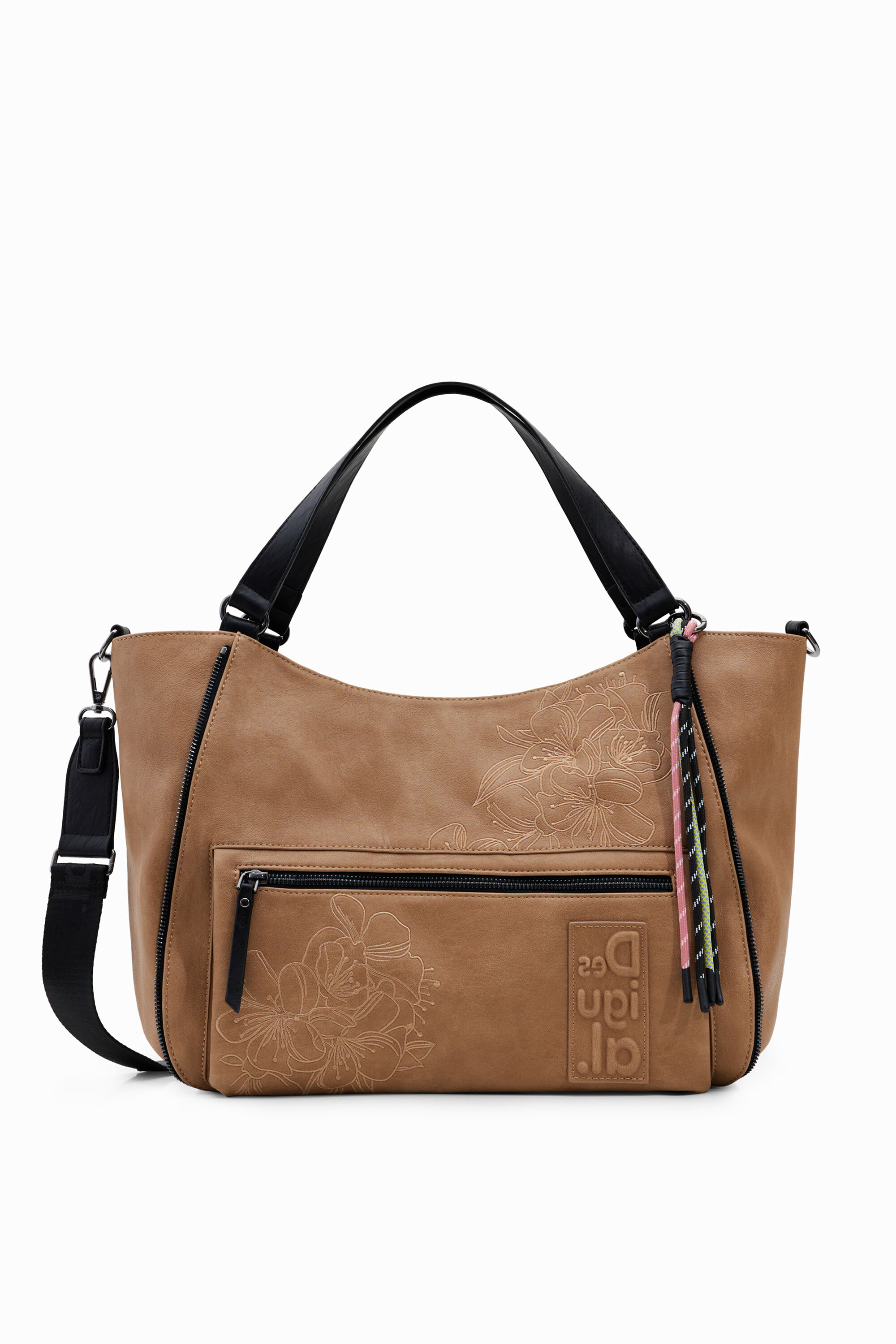 Bolso de hombro flores Desigual