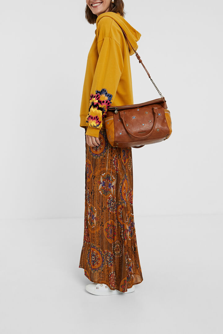Bolso bordados boho | Desigual