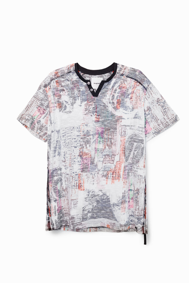 Camiseta efecto prenda al revés | Desigual
