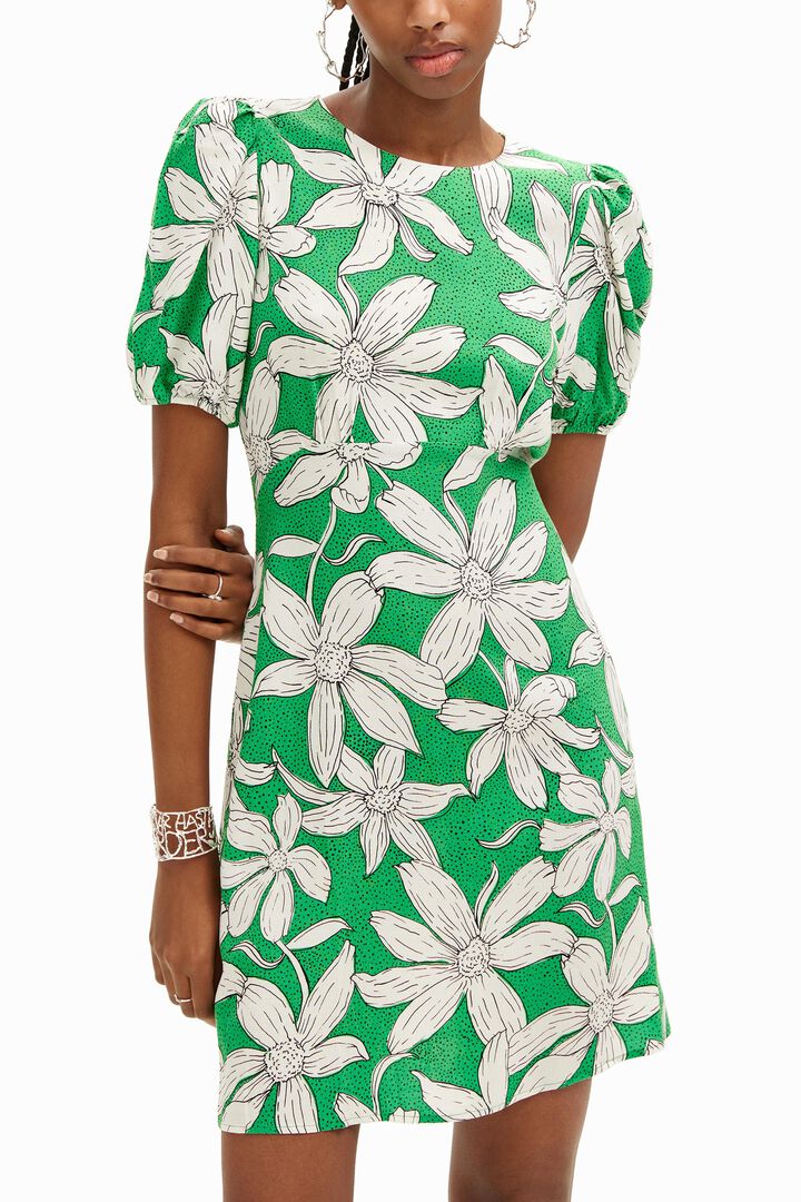 Short floral dress | Desigual