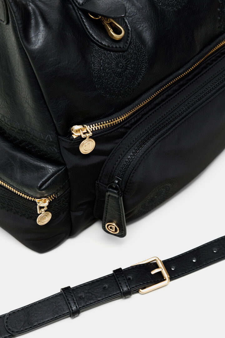 Bolso grabado bolsillo exterior | Desigual