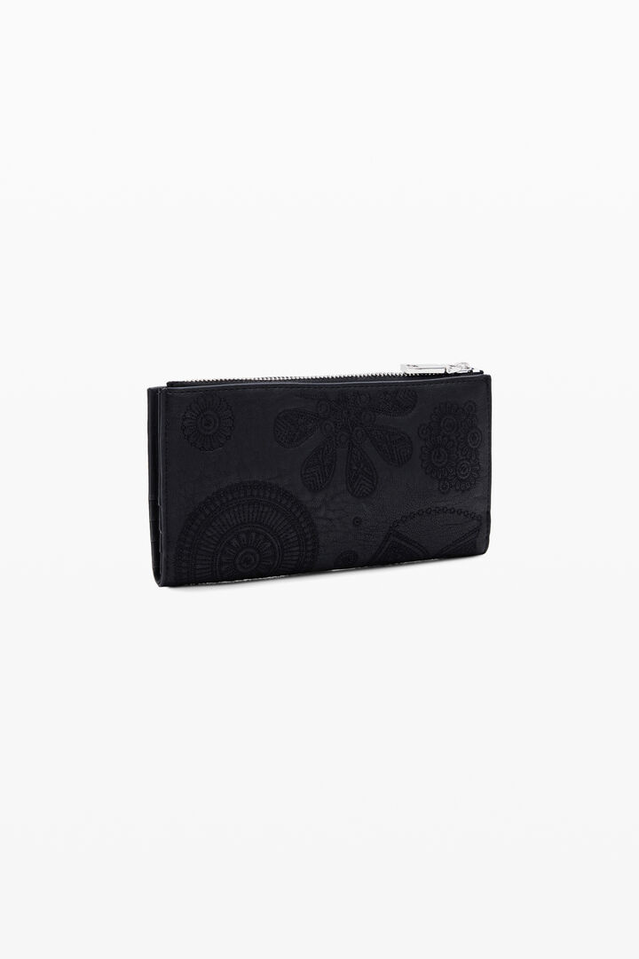 Embroidered L wallet | Desigual