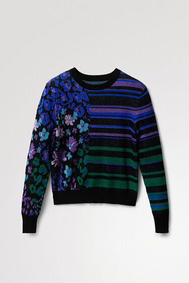 Jacquard fine-knit jumper | Desigual