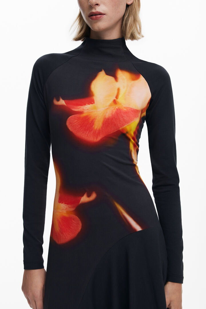 非対称フィットドレス | Desigual