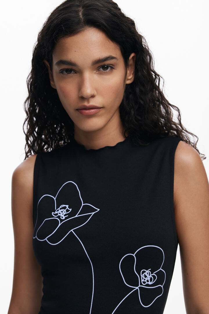 Abito corto a fiori | Desigual