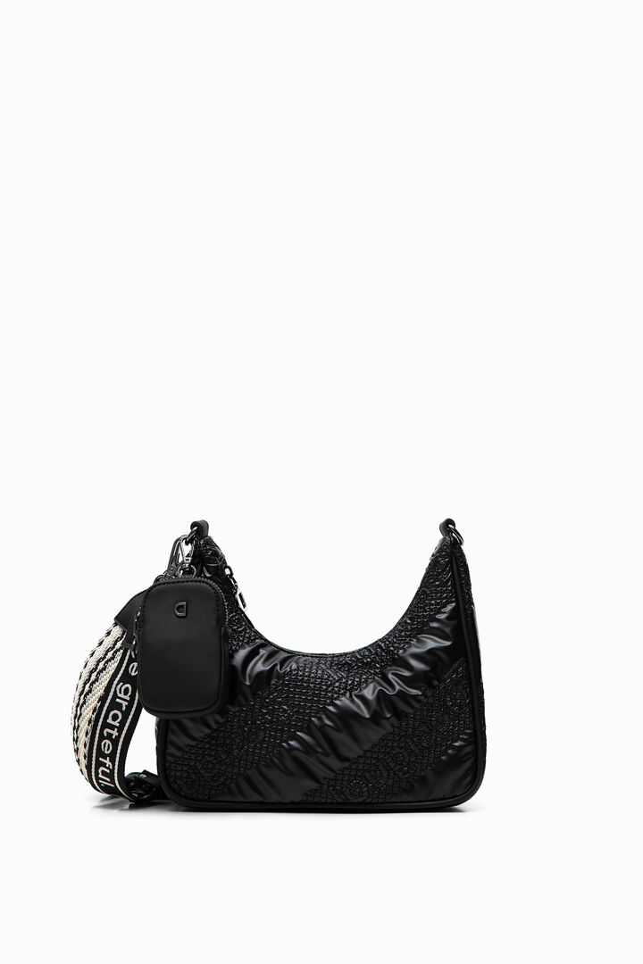 Padded half-moon bag | Desigual