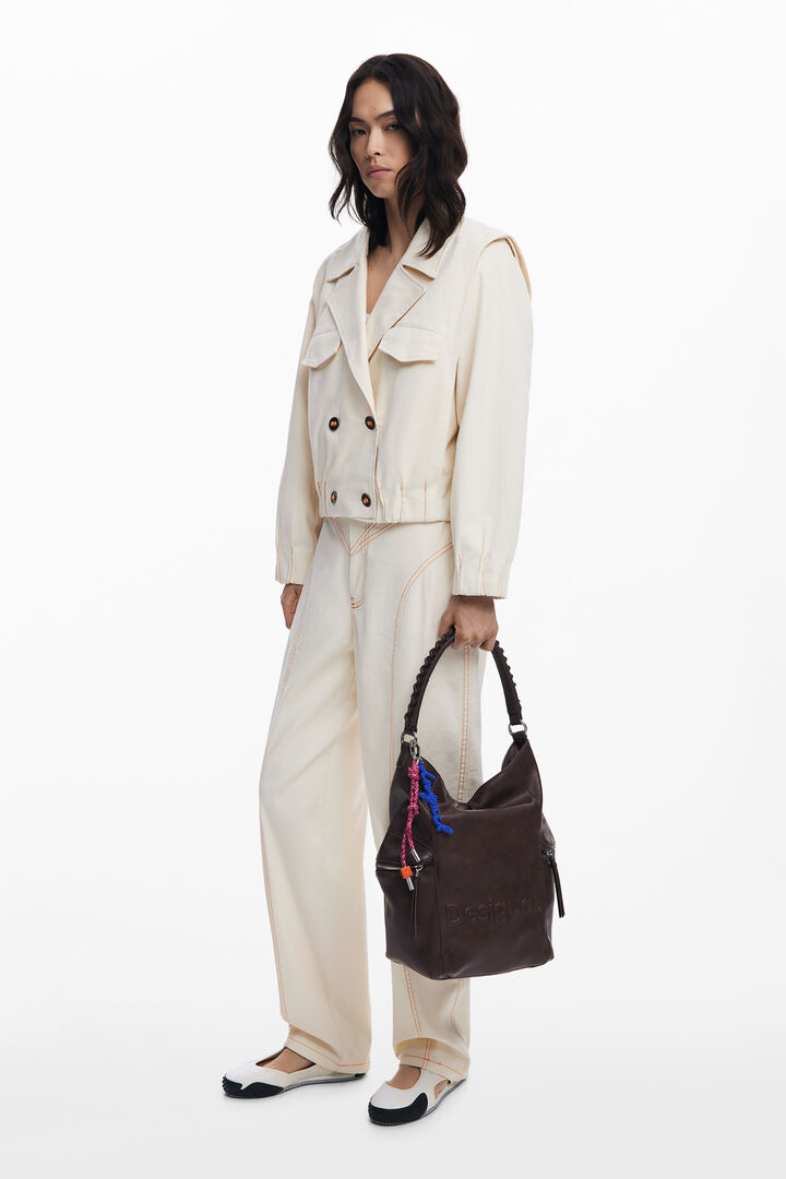 Mochila efecto ante logo grande | Desigual