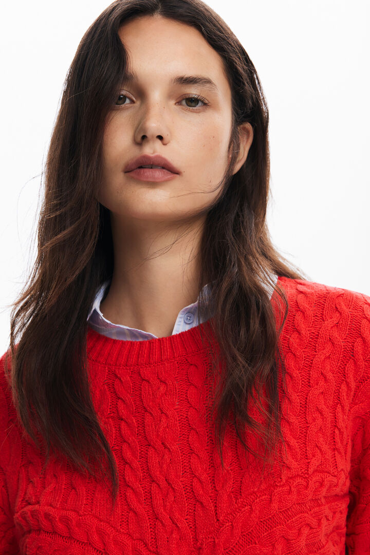 Textured knit sweater | Desigual