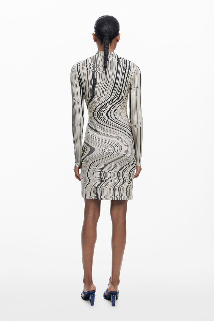 Robe à rayures ondulées | Desigual