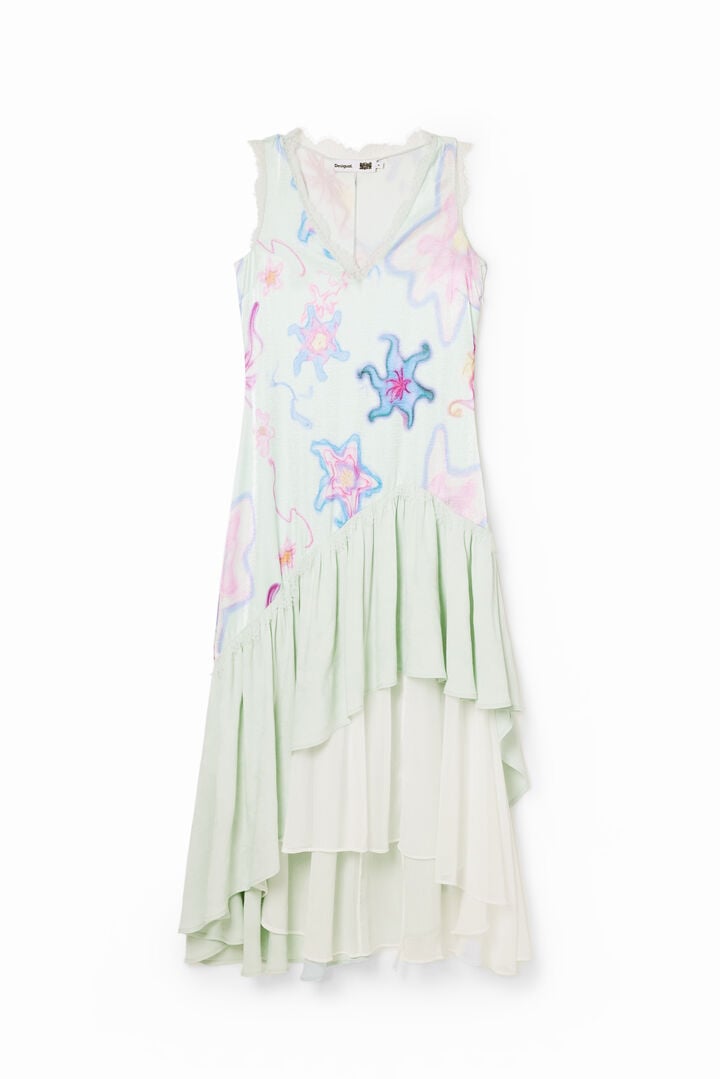 Robe longue à bretelles multi-épaisseur Collina Strada | Desigual