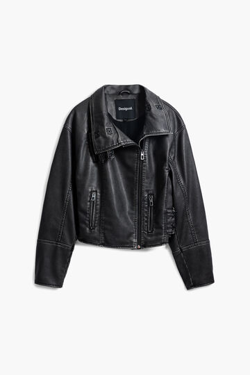 Biker efecto piel oversize | Desigual