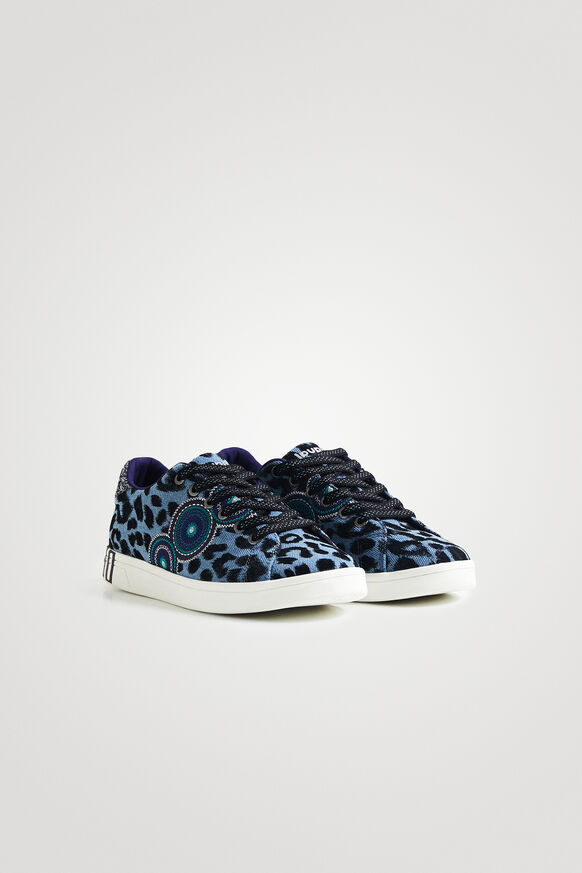 Street sneakers leopard and glitter | Desigual