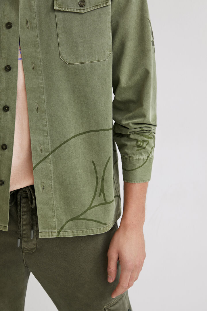 Surchemise militaire coton | Desigual